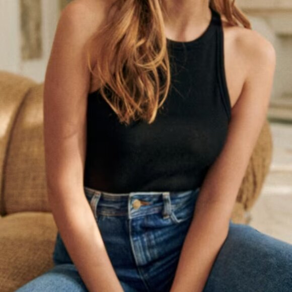 Sezane Tops - Sezane Marcelo Top in Black Size XS